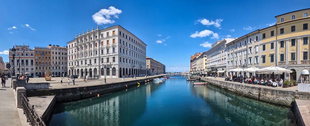 Triest Panorama Innenstadt